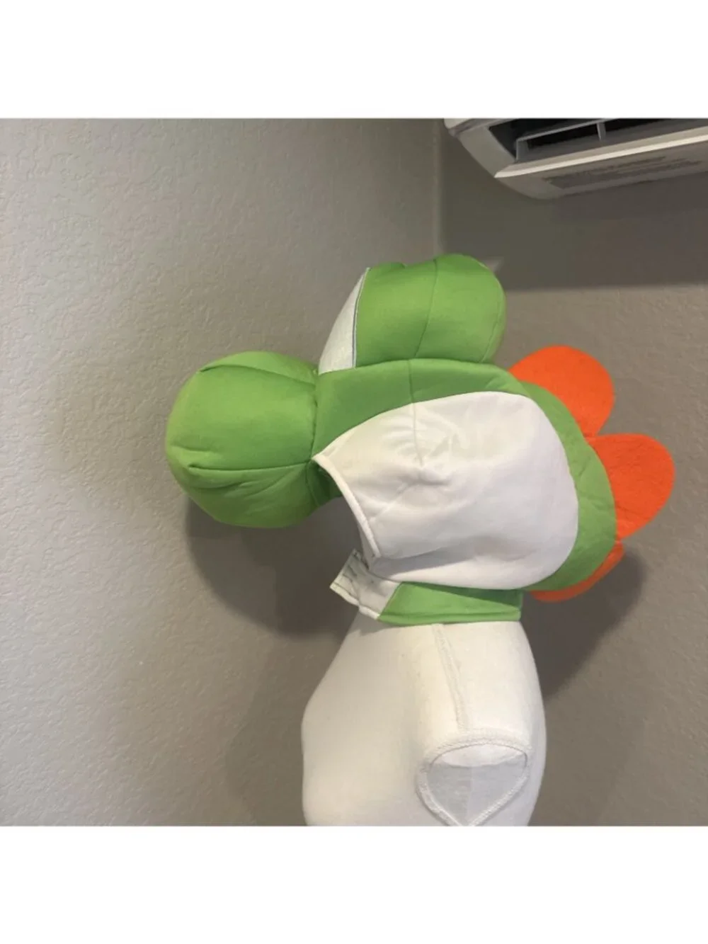 Super Mario Yoshi Adult Headpiece Costume Dinosaur Dress Up Halloween Green